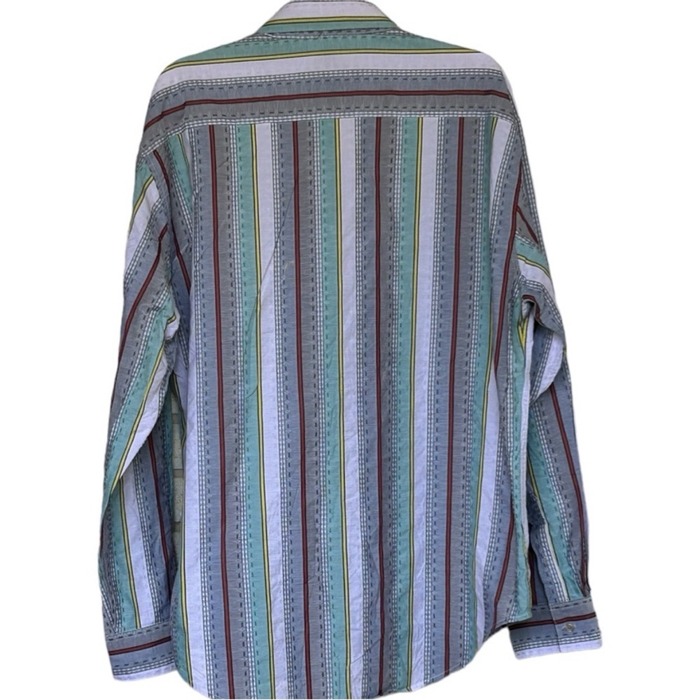 Robert Graham Stripped Multicolor Button Down Shi… - image 7